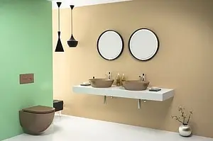 Клавиша смыва для унитаза ISVEA Piazza 54MJ0105I коричневый матовый Клавиша смыва для унитаза ISVEA Piazza 54MJ0105I коричневый матовый, 2