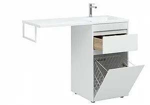 Тумба под умывальник напольная Aquanet Токио 48 белый 00239289 Тумба под умывальник напольная Aquanet Токио 48 белый 00239289, 4