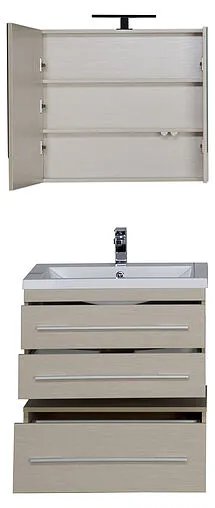 Шкаф-зеркало Aquanet Нота 75 L светлый дуб 00158857