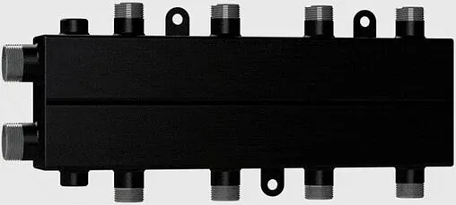 Распределительный коллектор 4 контура с гидрострелкой 1&quot;н x ¾&quot;н Север-Мини4 1925090