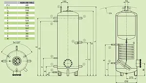 Буферная емкость Drazice NADO 500/140 v2 121380391, 2