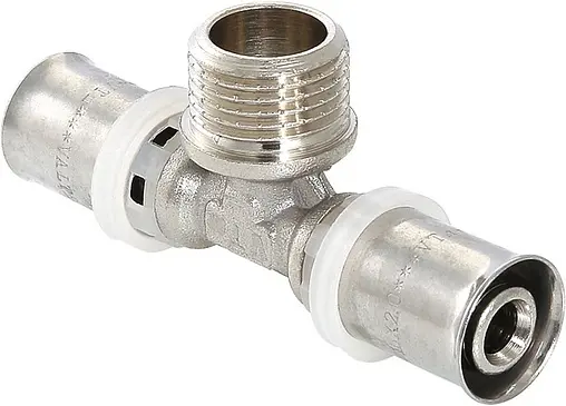 Тройник пресс переходной 32мм x 1"н x 32мм Valtec VTm.233.N.320632 Тройник пресс переходной 32мм x 1"н x 32мм Valtec VTm.233.N.320632