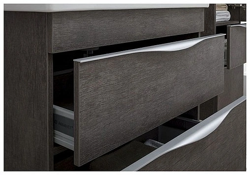 Тумба под умывальник Aquanet Эвора 80 дуб антик 00183002