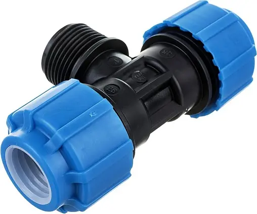 Тройник компрессионный переходной 32мм x 1&quot;н x 32мм ТПК-Аква 51320132