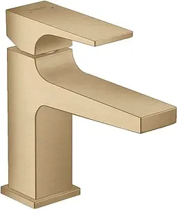 Смеситель для раковины Hansgrohe Metropol 100 шлифованная бронза 32500140 Смеситель для раковины Hansgrohe Metropol 100 шлифованная бронза 32500140, 1