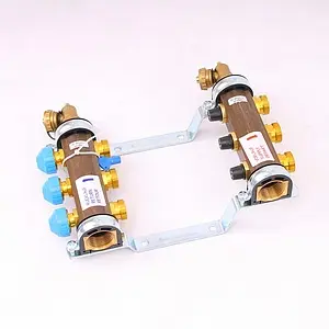 Группа коллекторная без расходомеров 3 отвода 1"в/в x ¾"ек Watts HKV 10004174 Группа коллекторная без расходомеров 3 отвода 1"в/в x ¾"ек Watts HKV 10004174, 4