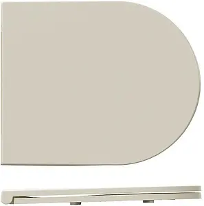 Крышка-сиденье для унитаза с микролифтом ISVEA F50 слоновая кость 40KF0532I-S, 1