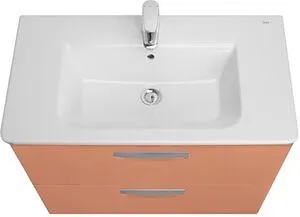 Тумба-умывальник подвесная Roca The Gap Original 80 терракота ZRU9307839+327470000 Тумба-умывальник подвесная Roca The Gap Original 80 терракота ZRU9307839+327470000, 3