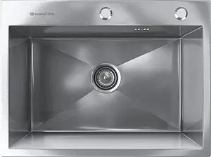 Мойка кухонная Ulgran Steel 60 брашированная сталь Мойка кухонная Ulgran Steel 60 брашированная сталь, 3