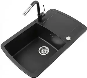 Мойка кухонная Teka Liva 60 S-TQ черный металлик 40148180, 3