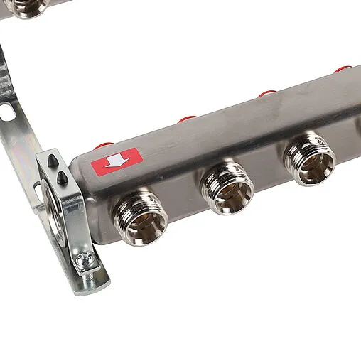 Группа коллекторная без расходомеров 11 отводов 1&quot;в/в x ¾&quot;ек Rommer RMS-3201-000011