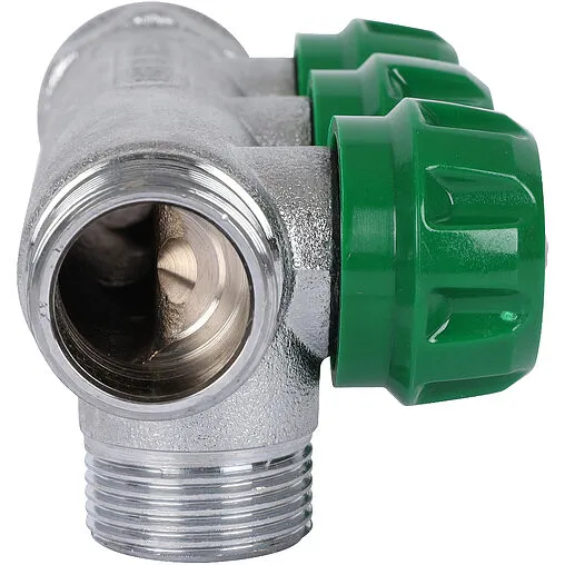 Коллектор регулирующий проходной 3 отвода ¾&quot;в/н x ¾&quot;ек Stout SMB-6850-343403