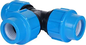 Тройник компрессионный соединительный 32мм x 32мм x 32мм Джилекс 9335 Тройник компрессионный соединительный 32мм x 32мм x 32мм Джилекс 9335, 1