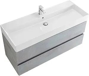 Тумба-умывальник подвесная Cezares Molveno 46 120 Beton MOLVENO 46-120-2C-SO-BET+CZR-MIL-120-LVB Тумба-умывальник подвесная Cezares Molveno 46 120 Beton MOLVENO 46-120-2C-SO-BET+CZR-MIL-120-LVB, 5