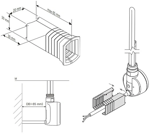 Маскировочный элемент серый Terma WRMAS001-SMA