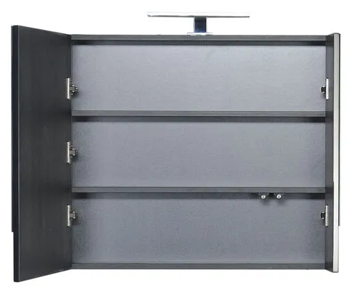 Шкаф-зеркало Aquanet Нота 75 чёрный 169190