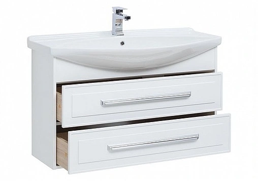 Тумба под умывальник Aquanet Остин 105 белый 00203919
