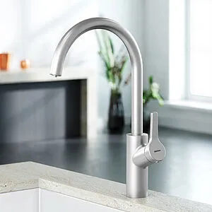 Смеситель для кухни с подключением к фильтру Damixa Eclipse никель 310721400 Смеситель для кухни с подключением к фильтру Damixa Eclipse никель 310721400, 3