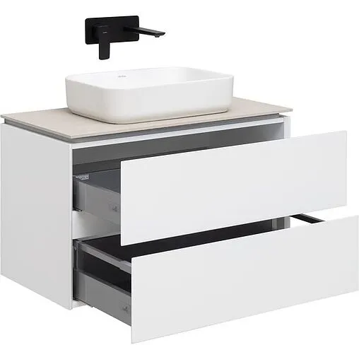 Тумба под умывальник подвесная Allen Brau Infinity 85 белый 1.21001.WM