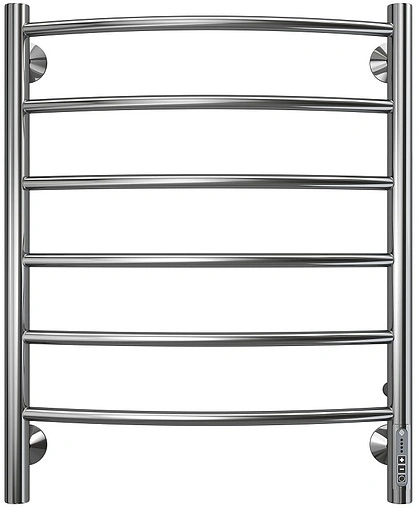 Полотенцесушитель электрический лесенка Terminus Классик П6 500х650 электро quick touch полированная сталь 4670078531322