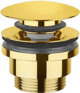 Выпуск автоматический для раковины Paffoni медовое золото ZSCA050HG Выпуск автоматический для раковины Paffoni медовое золото ZSCA050HG, 1