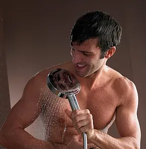 Лейка ручного душа Bossini Dinamica 140 хром B00166.030 Лейка ручного душа Bossini Dinamica 140 хром B00166.030, 4