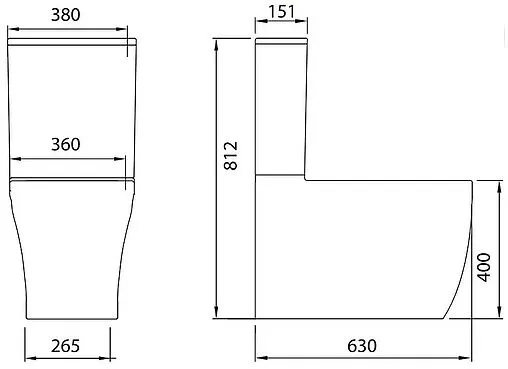 Чаша унитаза Allen Brau Priority белый 4.31003.20