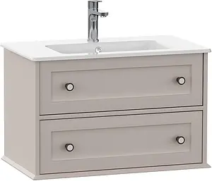 Тумба-умывальник подвесная ISVEA Siento 80 кашемир 27SIS060080I+10SL51081SV Тумба-умывальник подвесная ISVEA Siento 80 кашемир 27SIS060080I+10SL51081SV, 1