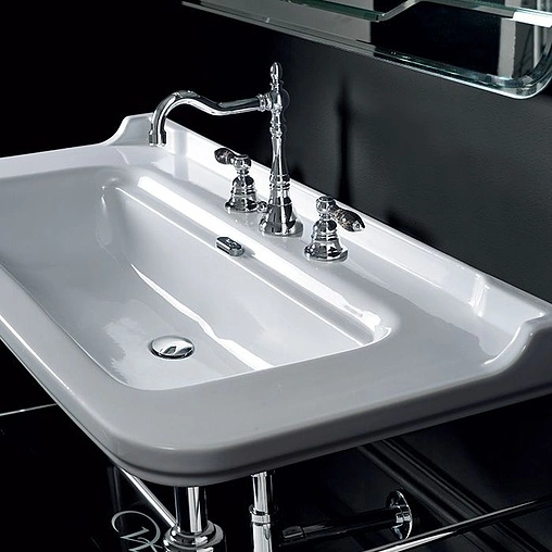 Раковина Kerasan Waldorf 120 белый 4144K1bi/cr*1 Раковина Kerasan Waldorf 120 белый 4144K1bi/cr*1