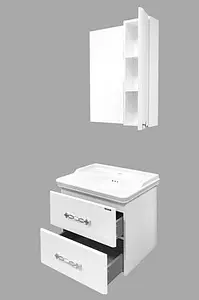 Тумба-умывальник подвесная Comforty Неаполь 65 белый 00004148729CF Тумба-умывальник подвесная Comforty Неаполь 65 белый 00004148729CF, 4