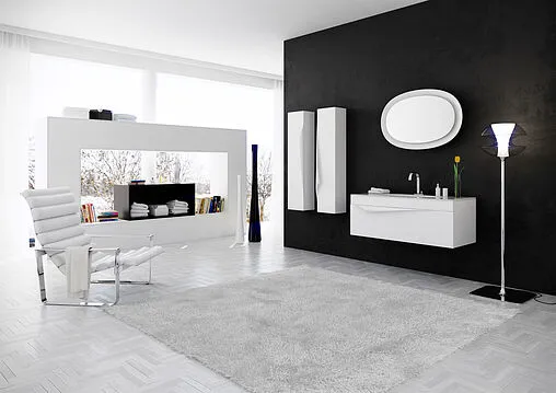 Шкаф-пенал подвесной Clarberg Papyrus 35 белый матовый PAP0535