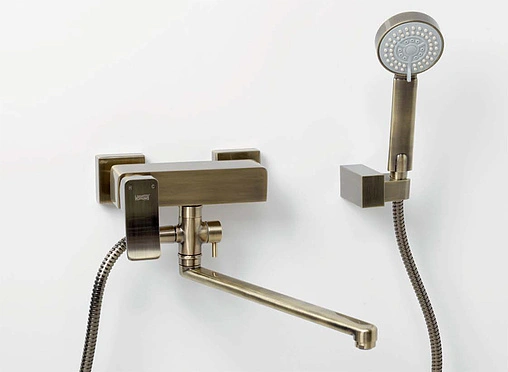 Шланг для душа Wasserkraft 150см бронза A052