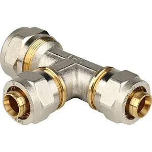 Тройник компрессионный редукционный 26мм x 20мм x 20мм Stout SFS-0010-262020 Тройник компрессионный редукционный 26мм x 20мм x 20мм Stout SFS-0010-262020, 1