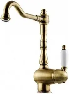 Смеситель для кухни Paffoni Melissa бронза/белый FME181BR Смеситель для кухни Paffoni Melissa бронза/белый FME181BR, 1