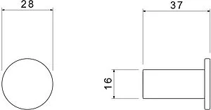 Крючок Aquatek Лира чёрный матовый AQ4401MB Крючок Aquatek Лира чёрный матовый AQ4401MB, 2