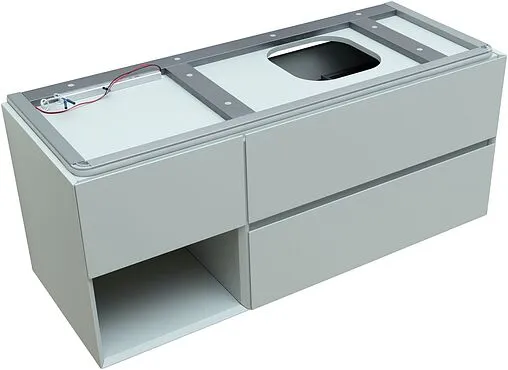 Тумба под умывальник подвесная Allen Brau Infinity 120 R папирус 1.21007.PWM