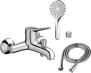 Смеситель для ванны Dorff Optima хром D2010008 Смеситель для ванны Dorff Optima хром D2010008, 1