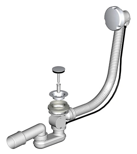 Слив-перелив для ванны Ravak хром X01305