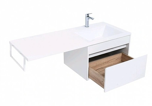 Тумба под умывальник подвесная Aquanet Токио 58 белый 00236916