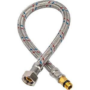 Гибкая подводка для смесителя Stout 0.4м x ⅜"в x М10x1 L18мм SHF-0015-181010 Гибкая подводка для смесителя Stout 0.4м x ⅜"в x М10x1 L18мм SHF-0015-181010, 1