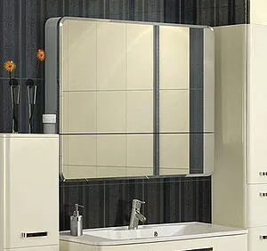 Шкаф-зеркало Aquaton Валенсия 110 белый 1A125402VA010, 4