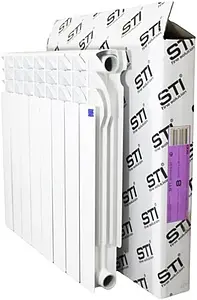 Радиатор биметаллический 8 секций STI Bimetal 500/80, 4