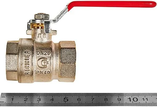Кран шаровый ¾&quot;в x ¾&quot;н Rommer ГОСТ Р 59553-2021 RBV-0001-2110320