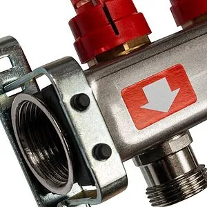 Группа коллекторная с расходомерами 8 отводов 1&quot;в/в x ¾&quot;ек Stout SMS 0917 000008, 4