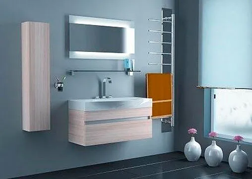 Зеркало с подсветкой Aqwella Bergamo 100 белый Ber.02.10