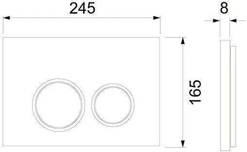 Инсталляция для подвесного унитаза Set 4 в 1 TECEspring R S401101 с кнопкой хром глянцевый