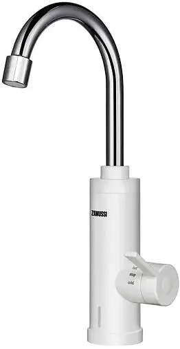 Водонагреватель проточный электрический Zanussi SmartTap Fresh белый/хром