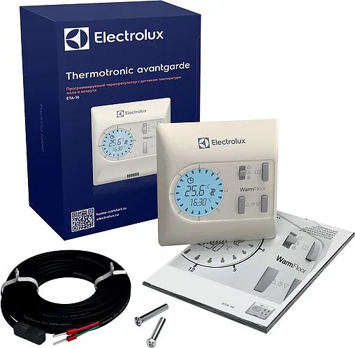 Терморегулятор Electrolux Thermotronic Avantgarde слоновая кость ETA-16 EEC Терморегулятор Electrolux Thermotronic Avantgarde слоновая кость ETA-16 EEC