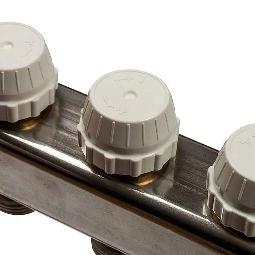 Группа коллекторная с расходомерами 8 отводов 1&quot;в/в x ¾&quot;ек Stout SMS-0927-000008