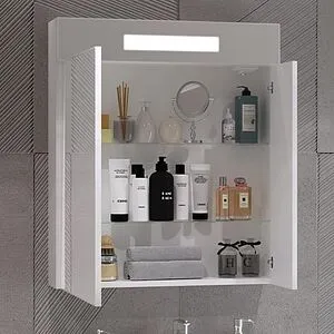 Шкаф-зеркало Opadiris Фреш 70 белый 00-00005554, 4